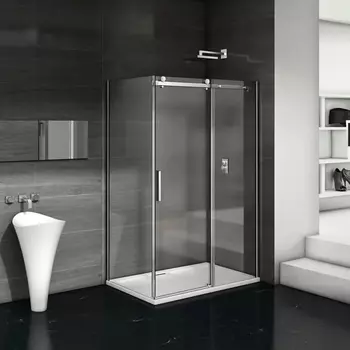 Душевой уголок Good Door Galaxy WTW+SP-C-CH 130x100, профиль хром