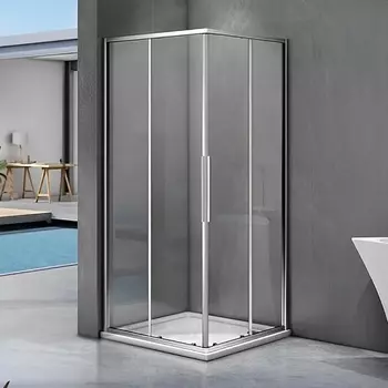 Душевой уголок Good Door Idea CR-80-C-CH 80x80, профиль хром ИД00015