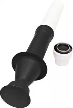 Дымоход Ariston 3318080 80/125 мм (высота: 1 м), черный