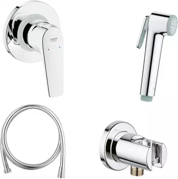 Гигиенический душ Grohe BauCurve 124900 со смесителем