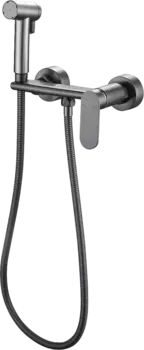 Гигиенический душ Haiba HB5516-3, со смесителем, оружейная сталь