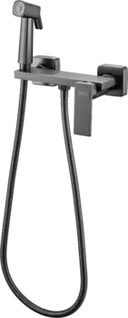 Гигиенический душ Haiba HB5517-3, со смесителем, оружейная сталь