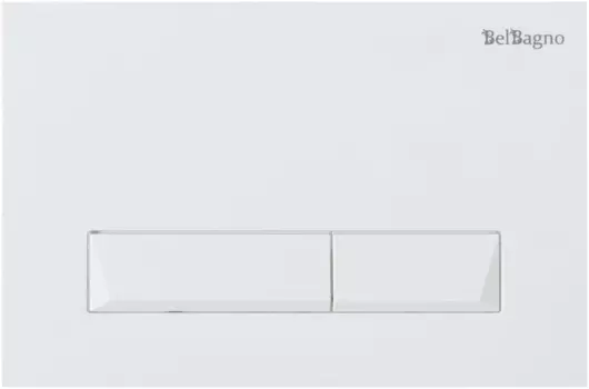 Кнопка смыва BelBagno Marmi BB009-MR-BIANCO белая