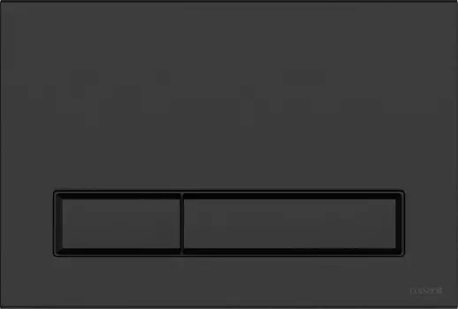 Кнопка смыва Cersanit Blick 64115 черная матовая /64115