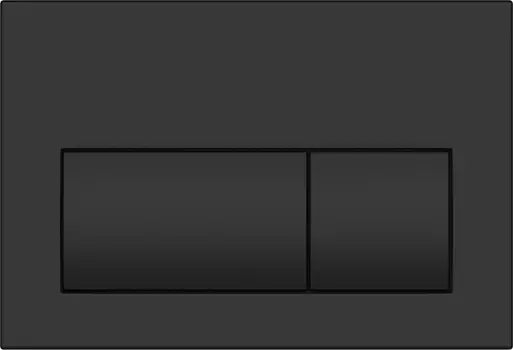 Кнопка смыва Cersanit Presto 63528 черная матовая /63528