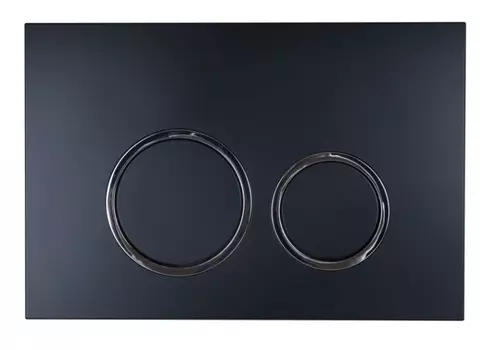 Кнопка смыва ESBANO FRAM ESINKRG11MB черная, матовая