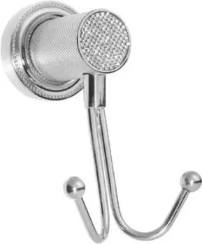 Крючок Boheme Royal Cristal Chrome двойной 10926-CR