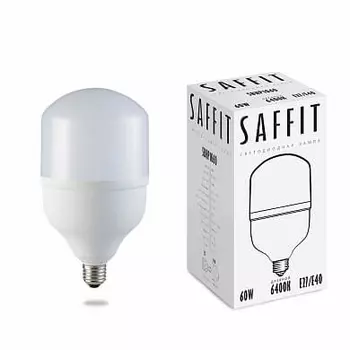 Лампа светодиодная Saffit E27-E40 50W 4000K Цилиндр Матовая SBHP1050 55094 /55094