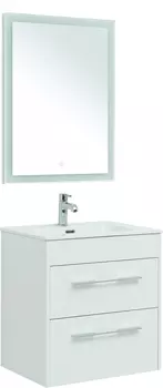 Мебель для ванной Aquanet Августа 60 белый глянец