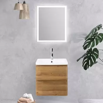Мебель для ванной BelBagno Albano-Cer 50 подвесная, rovere rustico