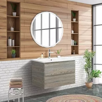 Мебель для ванной BelBagno Albano-Cer 80 подвесная, pino scania