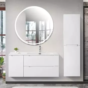 Мебель для ванной BelBagno Etna 120 R 2 ящика, дверца, bianco lucido