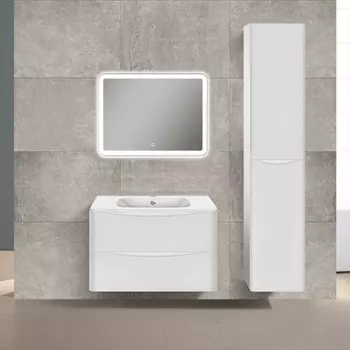 Мебель для ванной Vincea Paola 80 подвесная G.White VMC-2P800GW+VCB-2VP800W+VLM-2A800