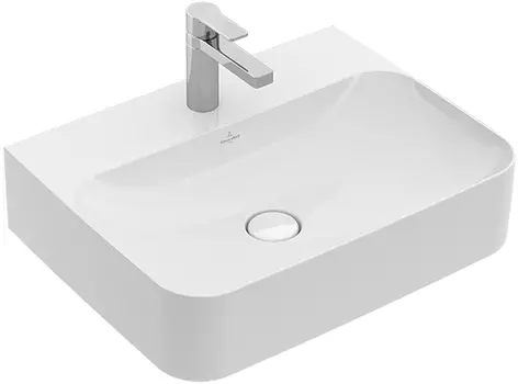 Мебельная раковина Villeroy & Boch Finion 41686LR1 без перелива, CeramicPlus