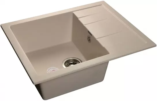 Мойка кухонная GranFest Quadro GR-Q650L белый 449304