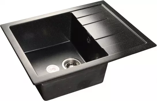 Мойка кухонная GranFest Quadro GR-Q650L черный 449257