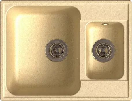 Мойка кухонная GranFest Quarz Z09 бежевый 444891