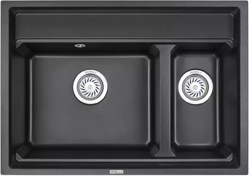 Мойка кухонная Granula Kitchen Space KS-7302 черный