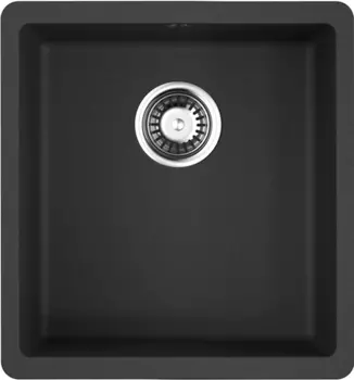 Мойка кухонная Omoikiri Kata 40-U-BL черная 4993396