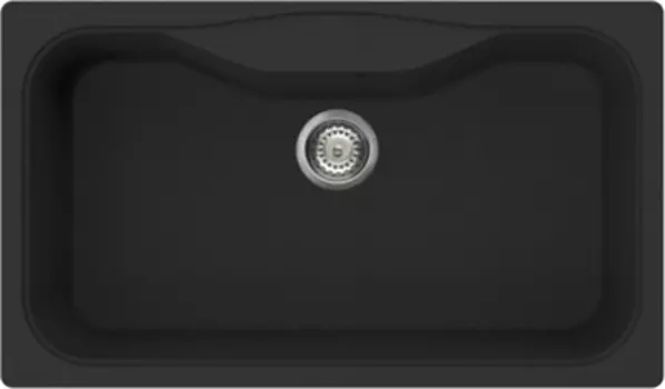 Мойка кухонная Omoikiri Maru 86-BL черная 4993138