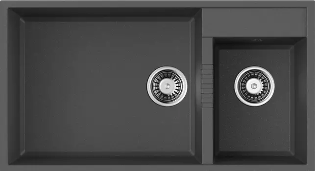 Мойка кухонная Omoikiri Tedori 85-2-U платина 4993947