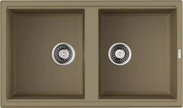 Мойка кухонная Omoikiri Tedori 86-2-CH шампань 4993929
