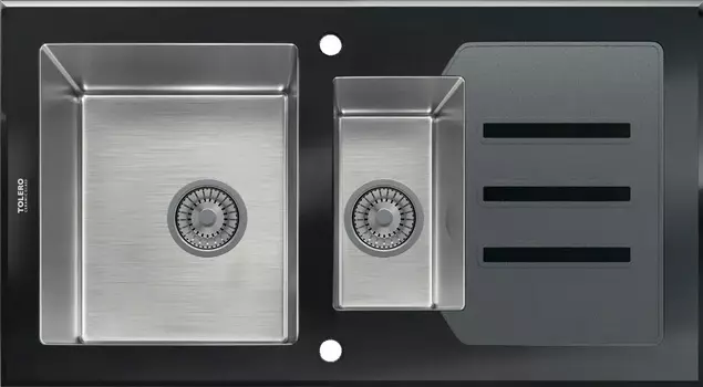 Мойка кухонная Tolero TG-920k черная TGR-920k