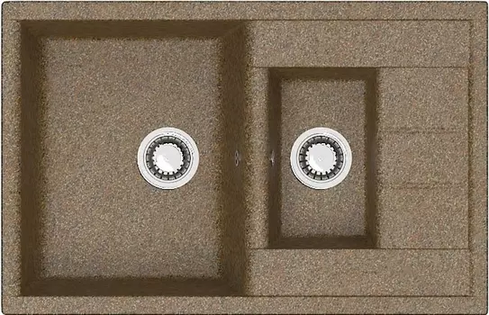Мойка кухонная ZETT lab. T210Q009 терракот