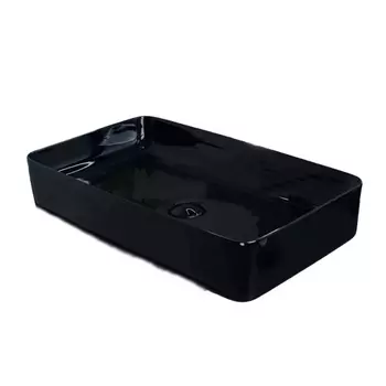 Накладная раковина Gid BL9396 60х34 черная 53346