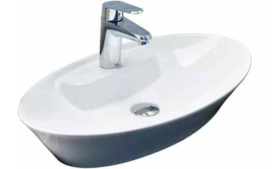 Накладная раковина Gid N9398 61х37 белая 51142