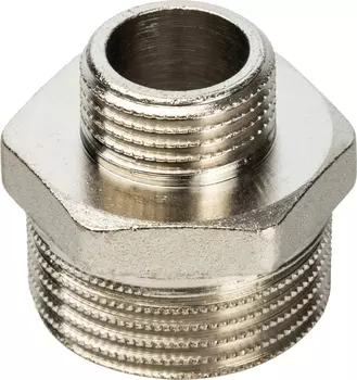 Ниппель Stout SFT-0004 1х1/2 переходной, никелированный SFT-0004-000112