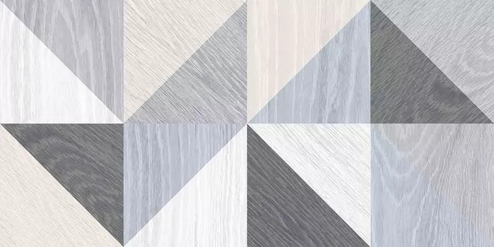 Плитка настенная Laparet Village 25x50 голубой микс 34008