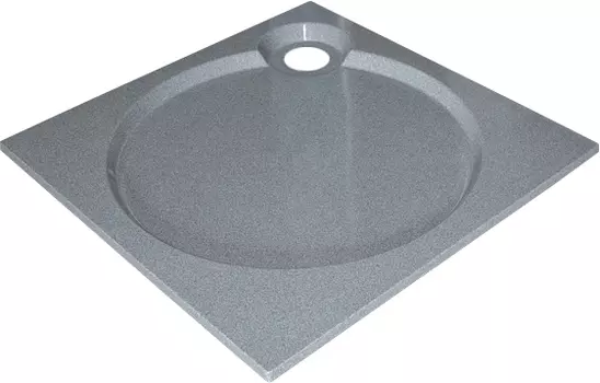 Поддон для душа GuteWetter Deluxe 100x100x2 Q серый GWDL1001002QG