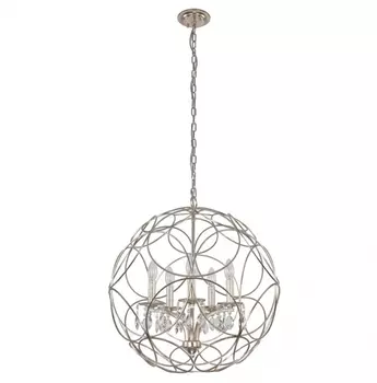 Подвесная люстра Crystal Lux Aria SP5 Silver