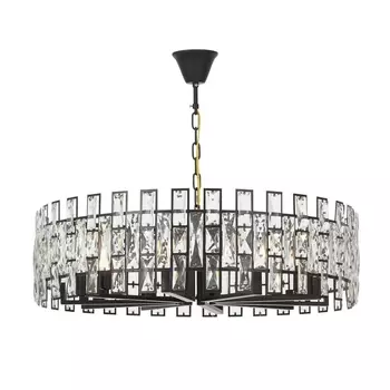 Подвесная люстра Lumina Deco Florina LDP 7041-800 BK
