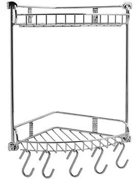 Полка Wasserkraft K-1222 2-ярусная, с крючками /1222