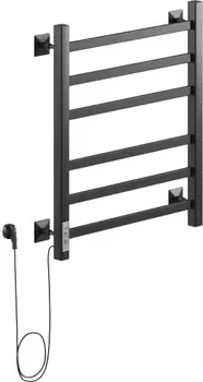 Полотенцесушитель электрический Ника Step-1 60/40 черный матовый, L STEP-1 60/40 черн мат лев
