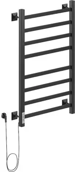 Полотенцесушитель электрический Ника Step-1 80/50 черный матовый, L STEP-1 80/50 черн мат лев