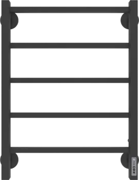Полотенцесушитель электрический Terminus Ватикан П5 500х700, черный 4670078541888
