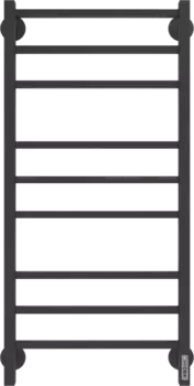 Полотенцесушитель электрический Terminus Ватикан П9 500х1100, черный 4670078542465