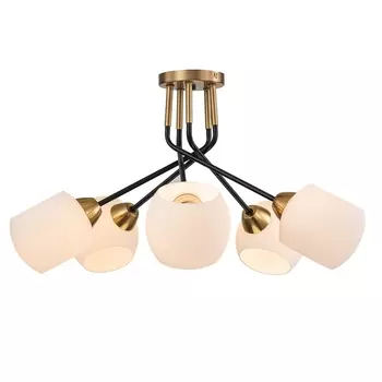 Потолочная люстра Escada Bond 2113/5P Copper/Black