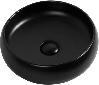 Раковина Aquanet Round 1-МВ черная матовая 273680