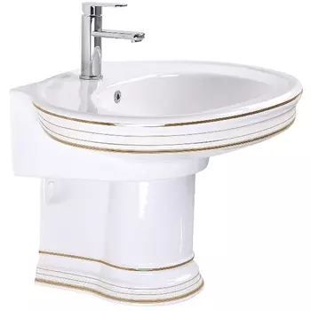 Раковина CeramaLux Lux Classic 75 4290 Белая