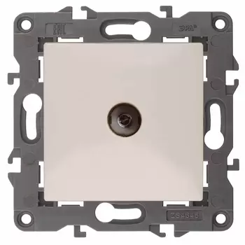 Розетка TV проходная ЭРА Elegance 14-3102-02