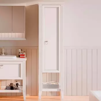Шкаф-пенал VitrA Valarte 55 см матовый белый R /62243
