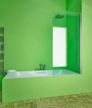 Шторка на ванну GuteWetter Lux Pearl GV-601A правая 70 см стекло бесцветное, профиль хром LUX PEARL GV-601A CR 1 R 70