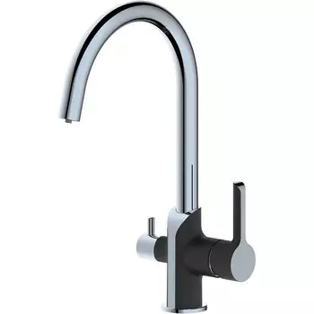 Смеситель для кухни Haiba HB76805-7, черный/хром
