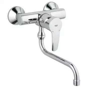 Смеситель для кухонной мойки Grohe Eurostyle, настенный 33982001