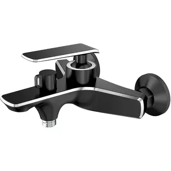 Смеситель для ванны Haiba HB60548-7, черный/хром