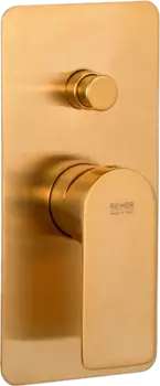 Смеситель для ванны с душем Remer Infinity I09KBBG золотой брашированный